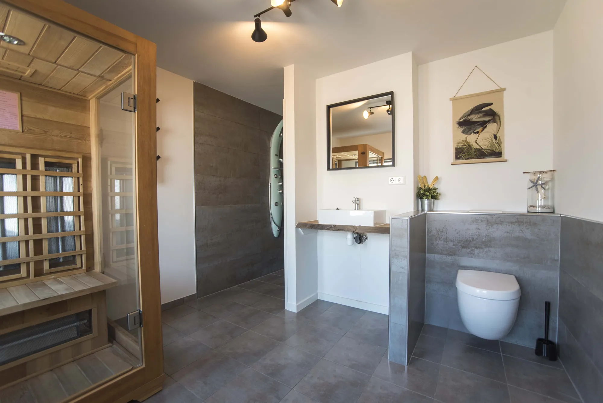 The private sauna of studio Starfish