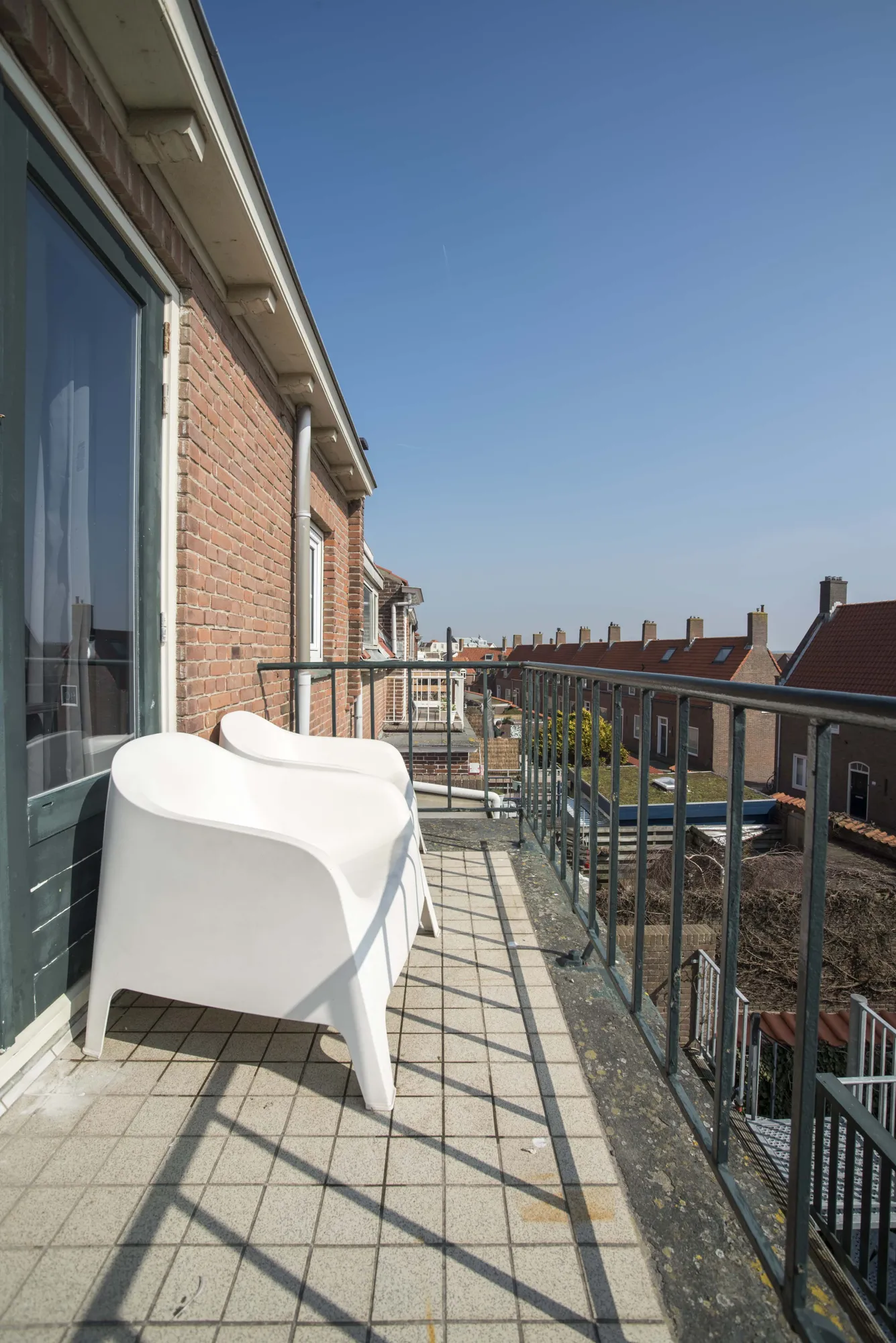 The private balcony of studio Seashell